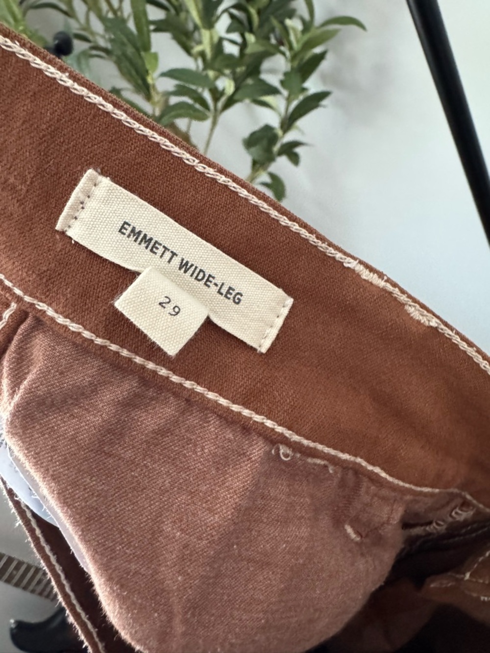 Madewell Emmett Wide-Leg Pants 29 - Picture 4 of 7